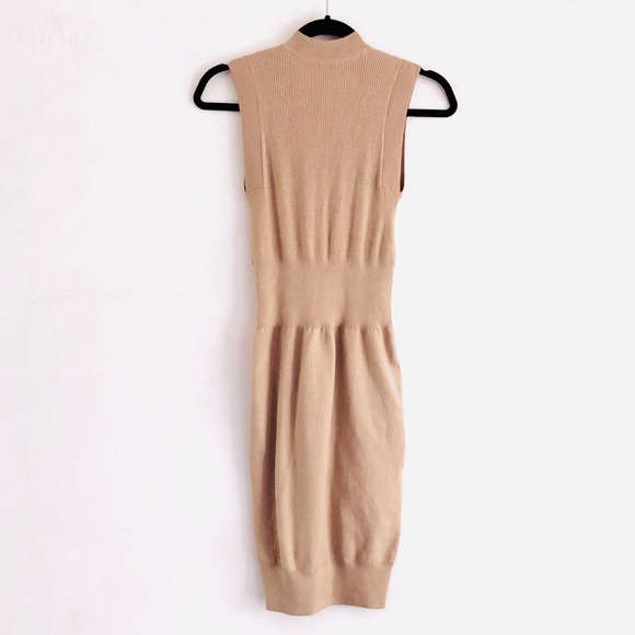 ATM Sleeveless Sweater Tank Dress Latte Revolve M - Picture 6 of 8